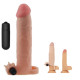 Pleasure X Tender extensión de pene con doble vibración